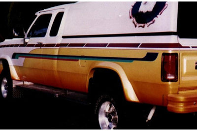 Bushwacker 81-93 Dodge Ramcharger Extend-A-Fender Style Flares 4pc Excludes Dually - Black - Fender & Trim