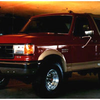 Bushwacker 87-91 Ford F-100 Styleside Extend-A-Fender Style Flares 4pc 81.0/96.0in Bed - Black - Fender & Trim