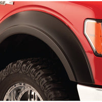 Bushwacker 92-14 Ford E-250 Super Duty Extend-A-Fender Style Flares 2pc - Black - Fender & Trim