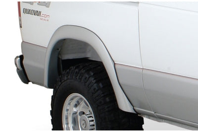 Bushwacker 92-14 Ford E-250 Super Duty Extend-A-Fender Style Flares 2pc - Black - Fender & Trim