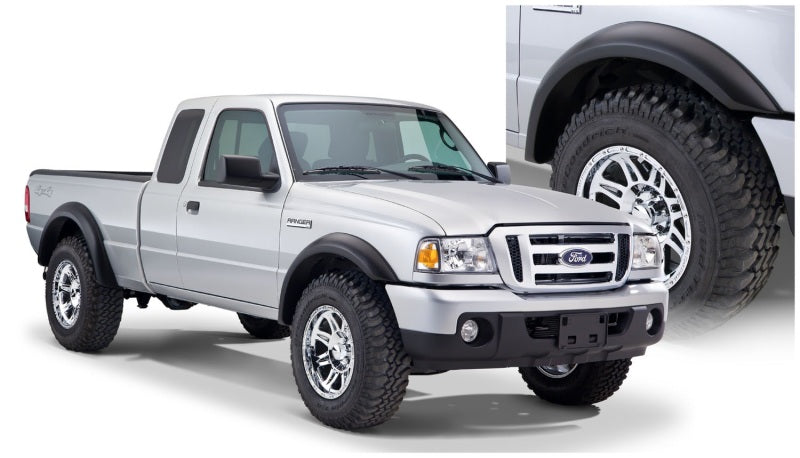 Bushwacker 93-11 Ford Ranger Styleside Extend-A-Fender Style Flares 4pc 72.0/84.0in Bed - Black - Fender & Trim
