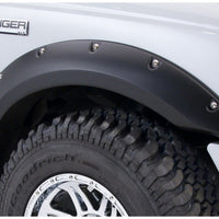 Bushwacker 93-11 Ford Ranger Styleside Pocket Style Flares 4pc 72.0/84.0in Bed - Black - Fender & Trim