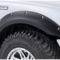 Bushwacker 93-11 Ford Ranger Styleside Pocket Style Flares 4pc 72.0/84.0in Bed - Black - Fender & Trim