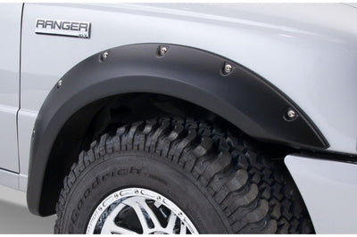 Bushwacker 93-11 Ford Ranger Styleside Pocket Style Flares 4pc 72.0/84.0in Bed - Black - Fender & Trim