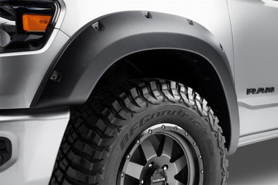 Bushwacker 94-01 Dodge RAM 1500 / 94-02 2500 & 300 (Excl. Dually) Forge Style Flares 4pc - Black - Fender Trim
