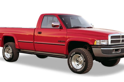 Bushwacker 94-01 Dodge Ram 1500 Fleetside Extend-A-Fender Style Flares 4pc 78.0/96.0in Bed - Black - Fender & Trim