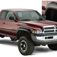 Bushwacker 94-01 Dodge Ram 1500 Fleetside Pocket Style Flares 4pc 78.0/96.0in Bed - Black - Fender & Trim
