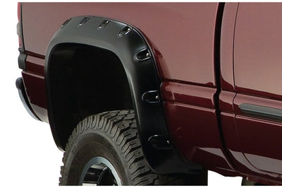 Bushwacker 94-01 Dodge Ram 1500 Fleetside Pocket Style Flares 4pc 78.0/96.0in Bed - Black - Fender & Trim