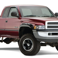 Bushwacker 94-01 Dodge Ram 1500 Fleetside Pocket Style Flares 4pc 78.0/96.0in Bed - Black - Fender & Trim
