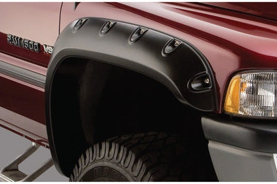 Bushwacker 94-01 Dodge Ram 1500 Fleetside Pocket Style Flares 4pc 78.0/96.0in Bed - Black - Fender & Trim