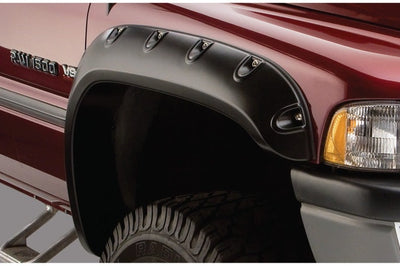 Bushwacker 94-01 Dodge Ram 1500 Fleetside Pocket Style Flares 4pc 78.0/96.0in Bed - Black - Fender & Trim