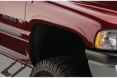Bushwacker 94-01 Dodge Ram 1500 Fleetside Pocket Style Flares 4pc 78.0/96.0in Bed - Black - Fender & Trim