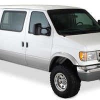 Bushwacker 94-14 Ford E-250 Super Duty Extend-A-Fender Style Flares 2pc - Black - Fender & Trim