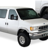Bushwacker 94-14 Ford E-250 Super Duty Extend-A-Fender Style Flares 2pc - Black - Fender & Trim