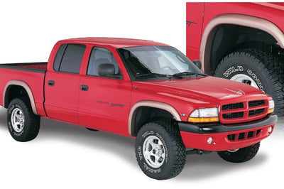 Bushwacker 97-04 Dodge Dakota Fleetside Extend-A-Fender Style Flares 4pc - Black - Fender & Trim
