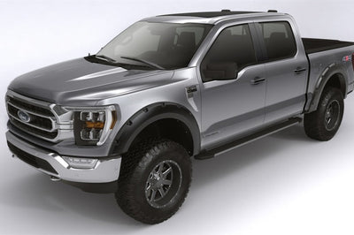 Bushwacker 99-07 Ford F-250 / F-350 Super Duty (Excl. Dually) Forge Style Flares 4pc - Black - Fender & Trim