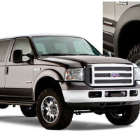 Bushwacker 99-07 Ford F-250 Super Duty Styleside Extend-A-Fender Style Flares 4pc - Black - Fender & Trim