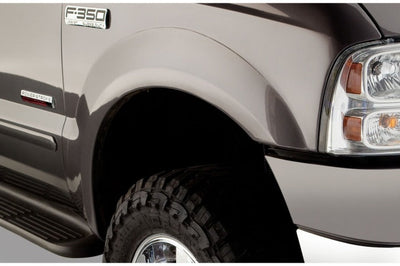 Bushwacker 99-07 Ford F-250 Super Duty Styleside Extend-A-Fender Style Flares 4pc - Black - Fender & Trim