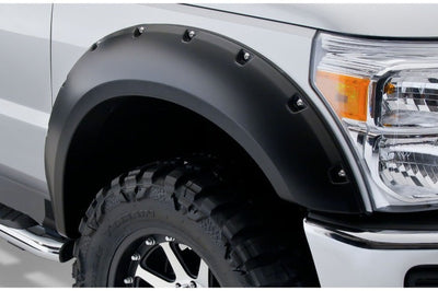 Bushwacker 99-07 Ford F-250 Super Duty Styleside Pocket Style Flares 4pc 81.0/96.0in Bed - Black - Fender & Trim