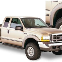 Bushwacker 99-07 Ford F-250 Super Duty Styleside Pocket Style Flares 4pc 81.0/96.0in Bed - Black - Fender & Trim