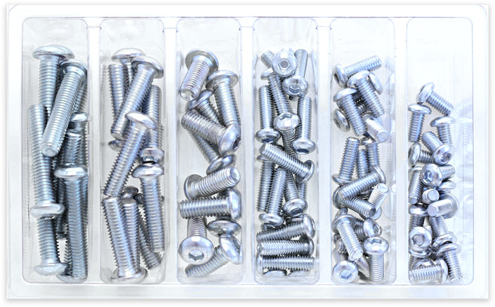 Bolt Button Head Allen Assortment 90 Piece Kit - Tires & Wheels
