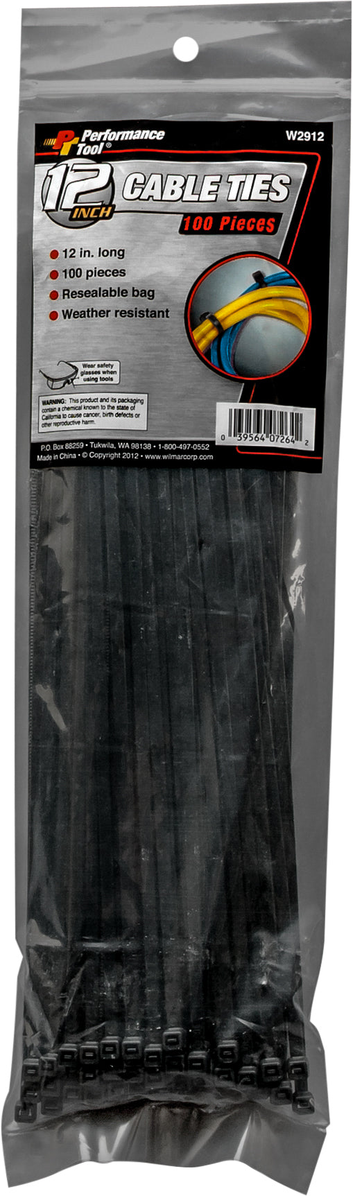Performance Tool Cable Tie 12’’ 100/pack - Watercraft Collection