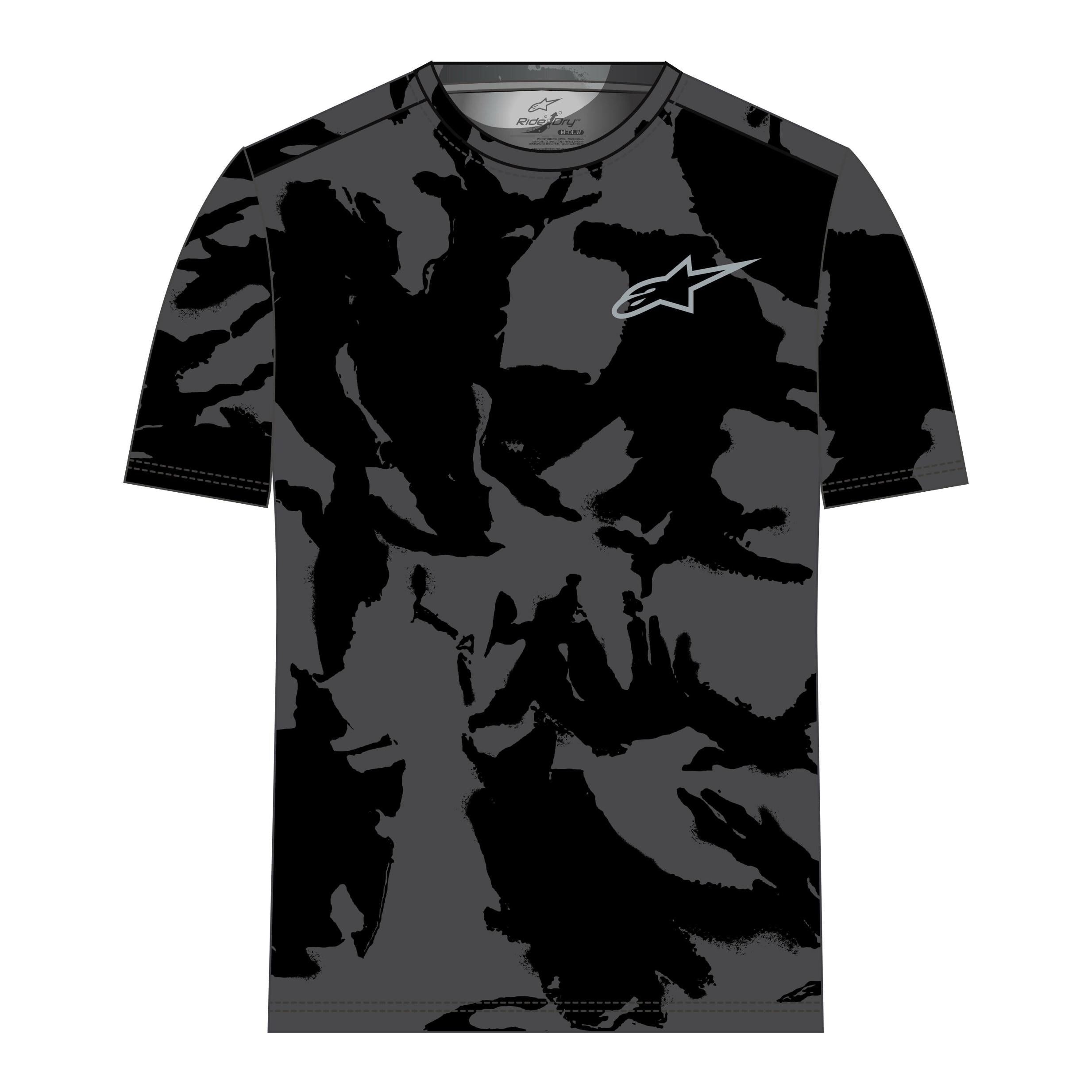 Alpinestars Camo Performance Ss Tee Black/camo Xl - Black/Camo / 2X-Large