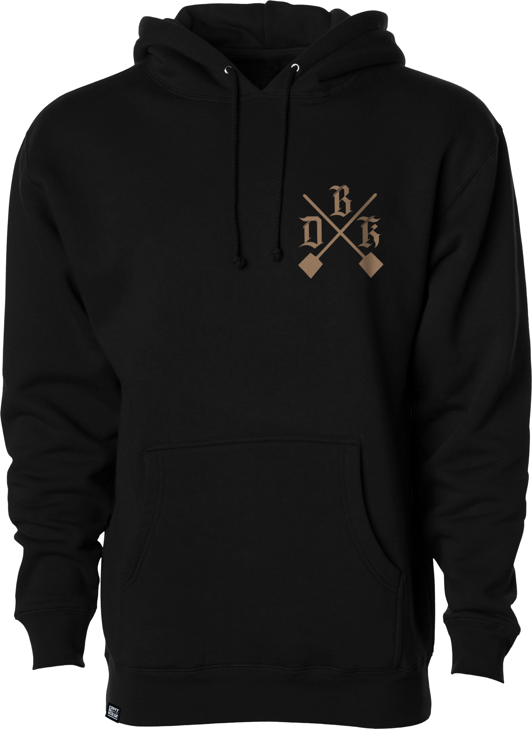 DBK Camo Shovels Hoodie Black Lg