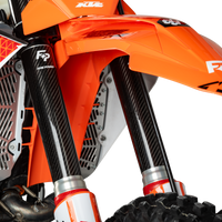 Fire Power Carbon Fiber Fork Shield Lower 52 Mm X 260 - Offroad Collection