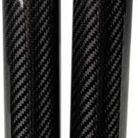 Fire Power Carbon Fiber Fork Shield Lower 52 Mm X 260 - Offroad Collection