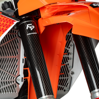 Fire Power Carbon Fiber Fork Shield Lower 52 Mm X 260 - Offroad Collection