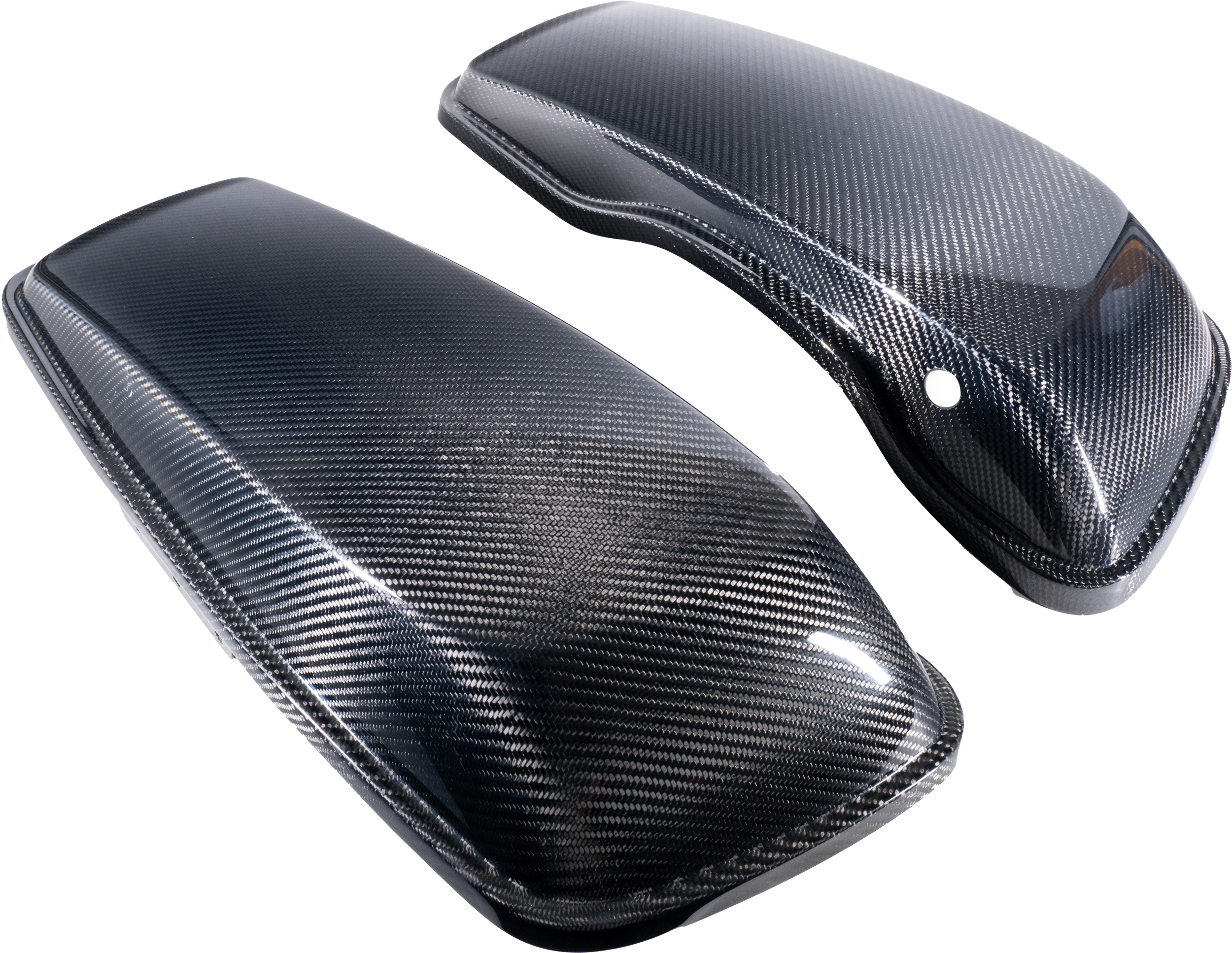 HOFMANN DESIGNS Carbon Fiber Saddlebag Lids `14 23 Flh/Flt - Body