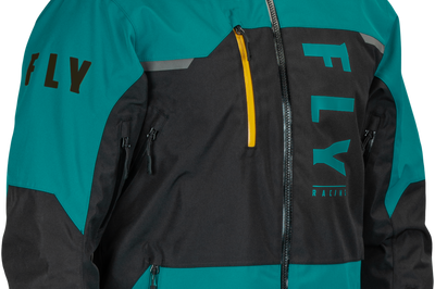 Fly Racing Carbon Jacket Black/grey/hi-vis Xl - Apparel Collection