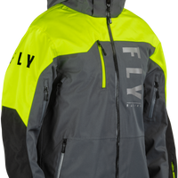 Fly Racing Carbon Jacket Black/grey/hi-vis Xl - Black / Medium - Apparel Collection