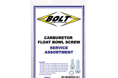 Bolt Carburetor Float Bowl Screws Assortment 210 Piece Kit - Tires & Wheels