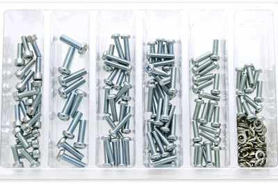 Bolt Carburetor Float Bowl Screws Assortment 210 Piece Kit - Tires & Wheels