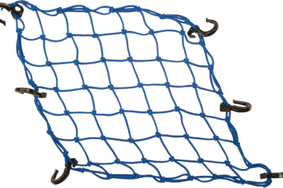 Powertye Cargo Net Adjustable Black 15’’x30’’ - Blue - Harddrive Products
