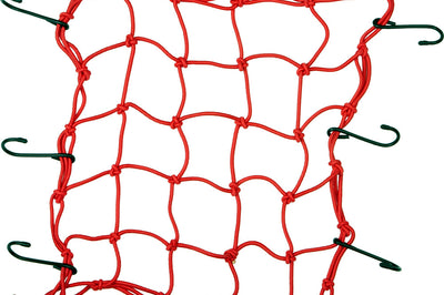 Fire Power Cargo Net Standard Orange 15x15’’ - Red - Harddrive Products