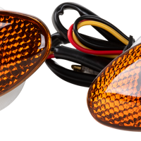 Fire Power Cat Eye Side Marker Light Set Amber - Street Collection