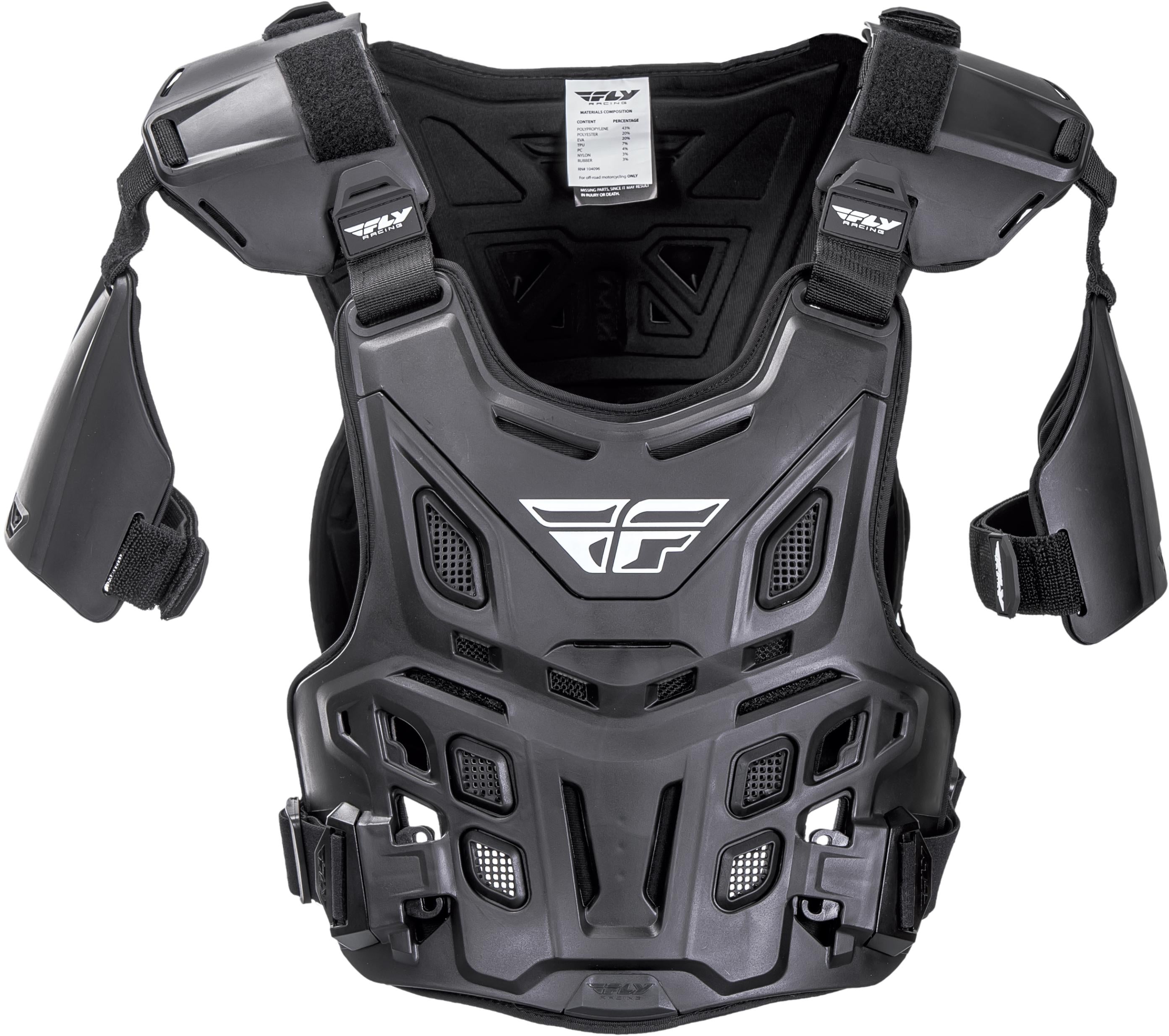 Fly Racing Ce Revel Offroad Roost Guard Black - Gear