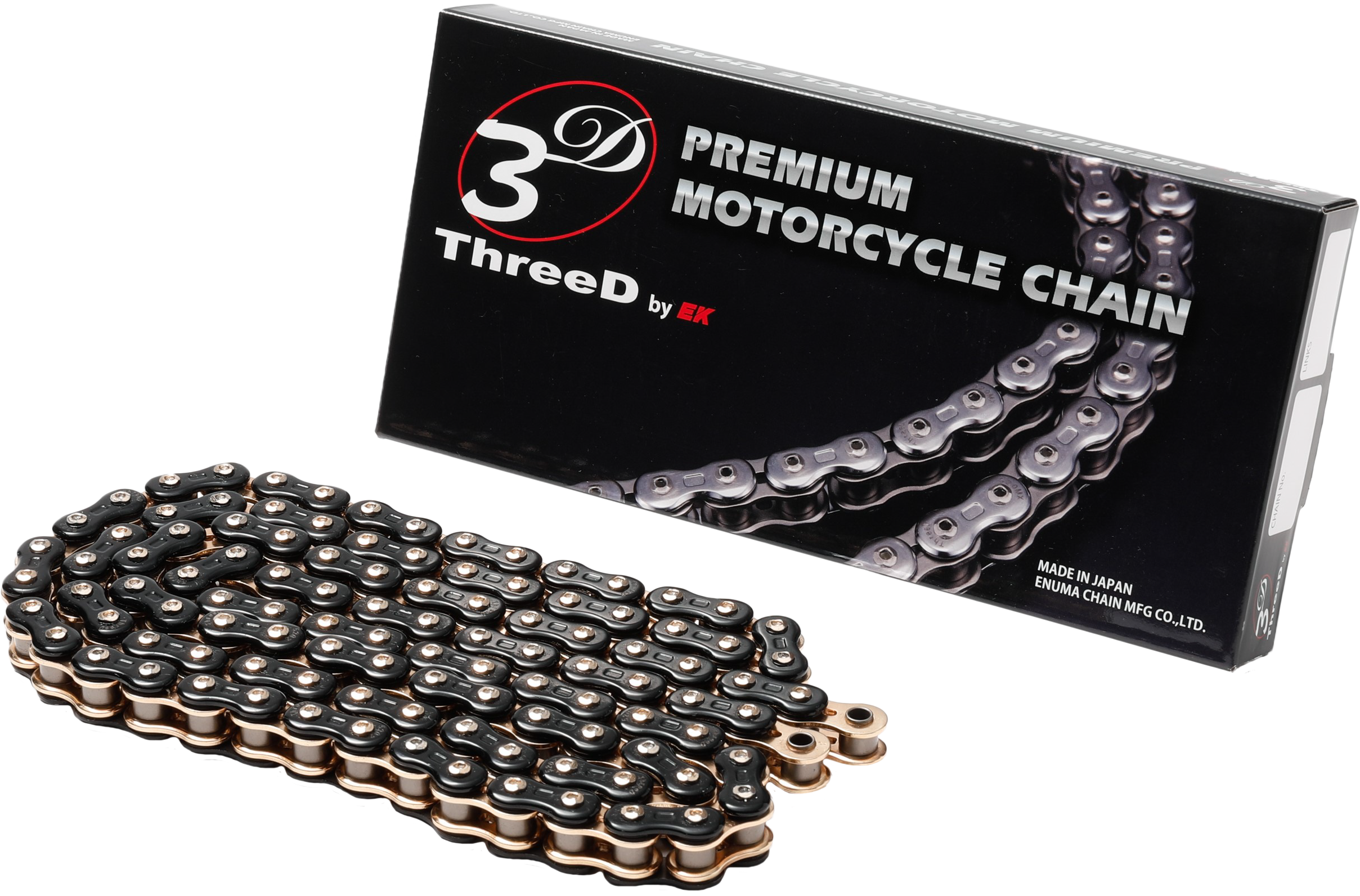 EK Chain Gp Rv Nx2 Ring 520 120l Blk/Gld