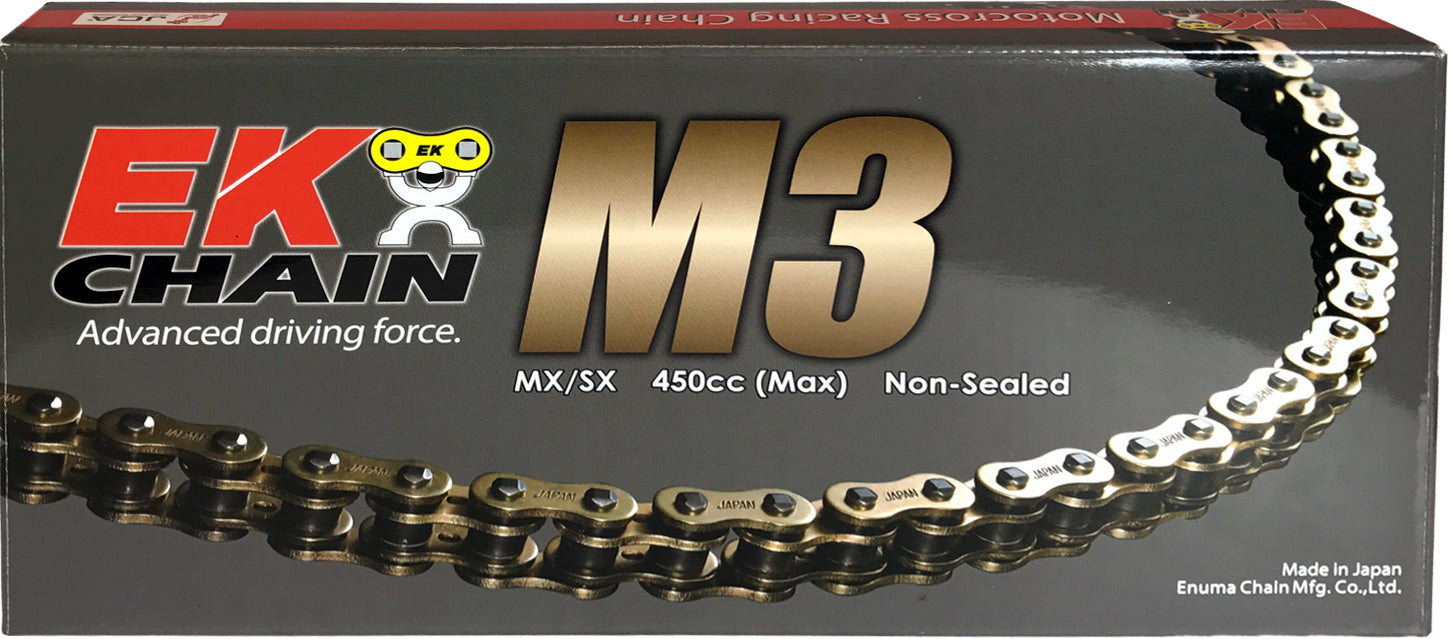 Ek Chain M3 Non-sealed 520-120l Gld - Gold - Street Collection