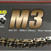 Ek Chain M3 Non-sealed 520-120l Gld - Gold - Street Collection