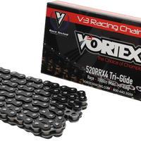 VORTEX Chain Rx4 X Ring 520 120l Black