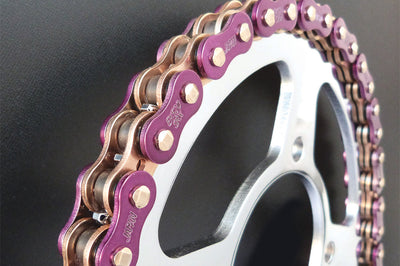 Ek Chain Zvx3 Nx-ring 530-160l Blu - Purple - Street Collection