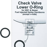 Fuel Tool Check Valve Lower O-ring - Harddrive Products