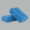 Chemical Guys Premium Grade Microfiber Applicators - 2in x 4in 6in - Blue - 2 Pack - Exterior Styling