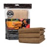 Chemical Guys Workhorse Professional Microfiber Towel - 16in x - Tan - 3 Pack - Exterior Styling