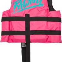 Fly Racing Child Flotation Vest Grey/black - Neon Pink/Teal / Watercraft Collection