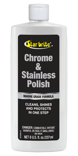Star Brite Chrome & Stainless Polish 8 Oz 12/case - Watercraft Collection